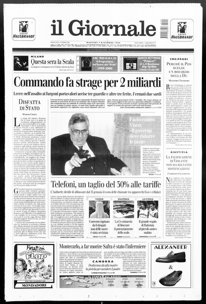 Il giornale : quotidiano del mattino